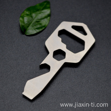 Titanium Bottle Opener Keychain Multitool with high quality